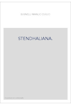 STENDHALIANA.