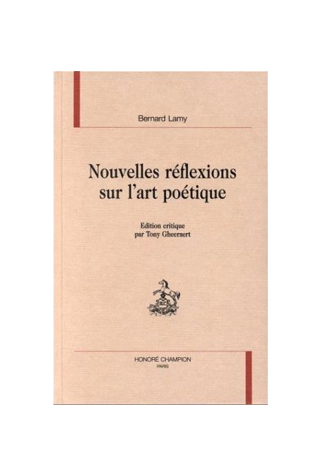 NOUVELLES REFLEXIONS SUR L'ART POETIQUE