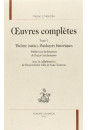 OEUVRES COMPLETES. TOME V.THEATRE (SUITE),PLAIDOYERS HISTORIQUES.