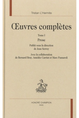 OEUVRES COMPLETES TOME I                               PROSE