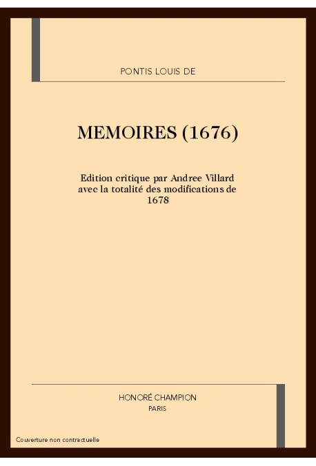 MEMOIRES (1676)