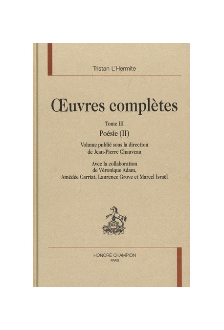 OEUVRES COMPLETES TOME 3