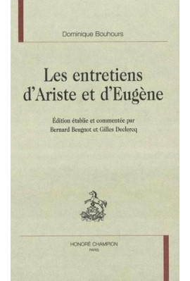 ENTRETIENS D'ARISTE ET D'EUGENE