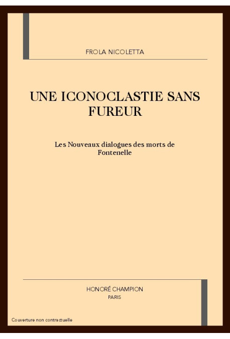 UNE ICONOCLASTIE SANS FUREUR