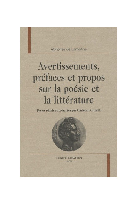 AVERTISSEMENTS, PREFACES ET PROPOS SUR LA POESIE ET LA LITTERATURE