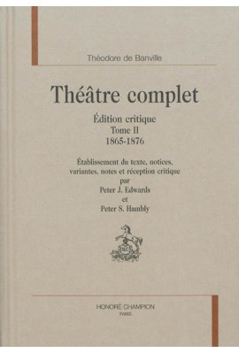 THEATRE COMPLET TOME 2 1865-1876