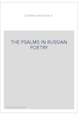 THE PSALMS IN RUSSIAN POETRY