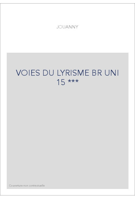 LES VOIES DU LYRISME DANS LES "POEMES" DE LEOPOLD SEDAR SENGHOR.