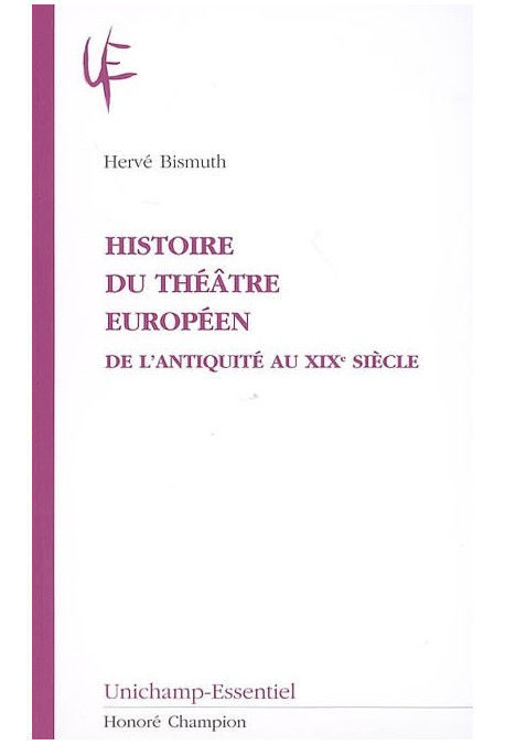 HISTOIRE DU THÉÂTRE EUROPÉEN