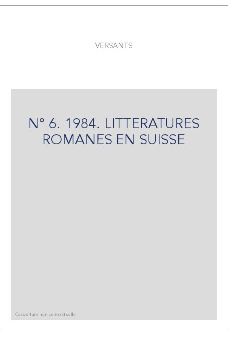 VERSANTS 6  1984