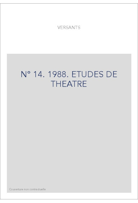 VERSANTS 14 1988