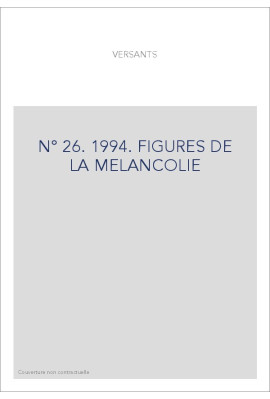 FIGURES DE LA MELANCOLIE
