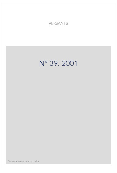 VERSANTS 39 2001