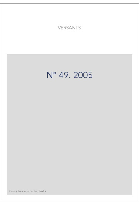 VERSANTS 49 - 2005