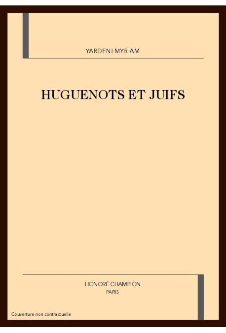 HUGUENOTS ET JUIFS