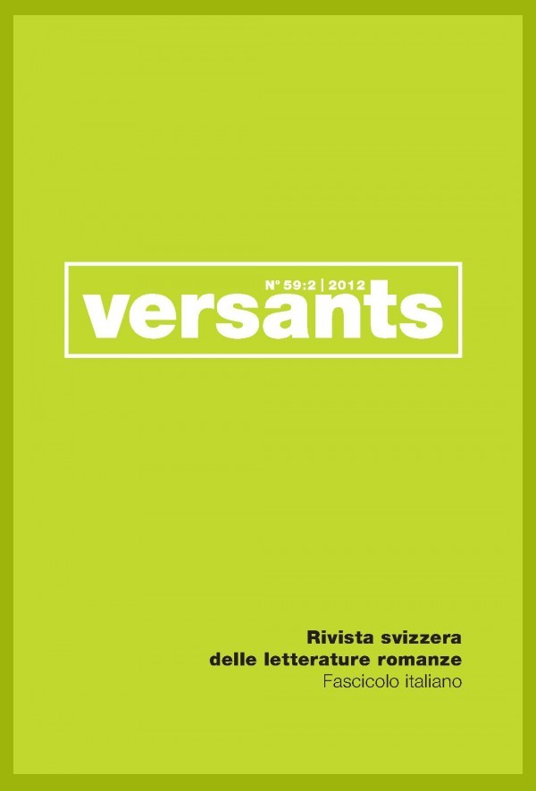 VERSANTS 59/2. FASCICOLO ITALIANO
