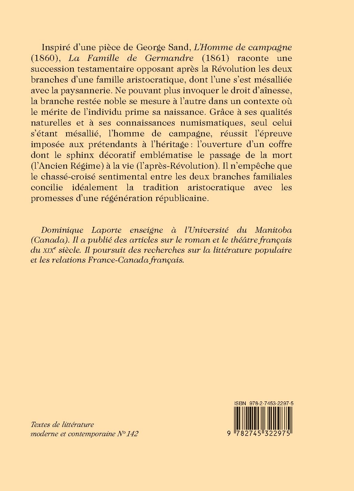 LA FAMILLE DE GERMANDRE