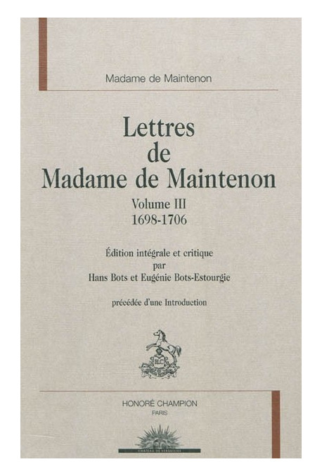 LETTRES. III-1698-1706