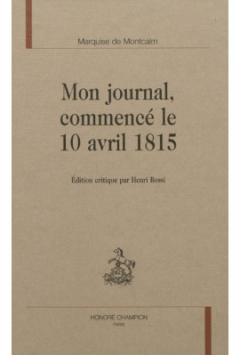 MON JOURNAL COMMENCÉ LE 10 AVRIL 1815
