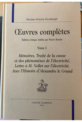 OEUVRES COMPLETES. TOME 1
