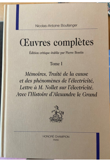 OEUVRES COMPLETES. TOME 1