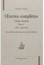 OEUVRES COMPLETES. SECTION VI. CRITIQUE THEATRALE. TOME IV. 1843-1844