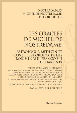 LES ORACLES DE MICHEL DE NOSTREDAME