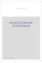 PROSOPOGRAPHIE GENOVEFAINE