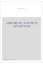 HISTOIRE DE LA SOCIETE DES NATIONS