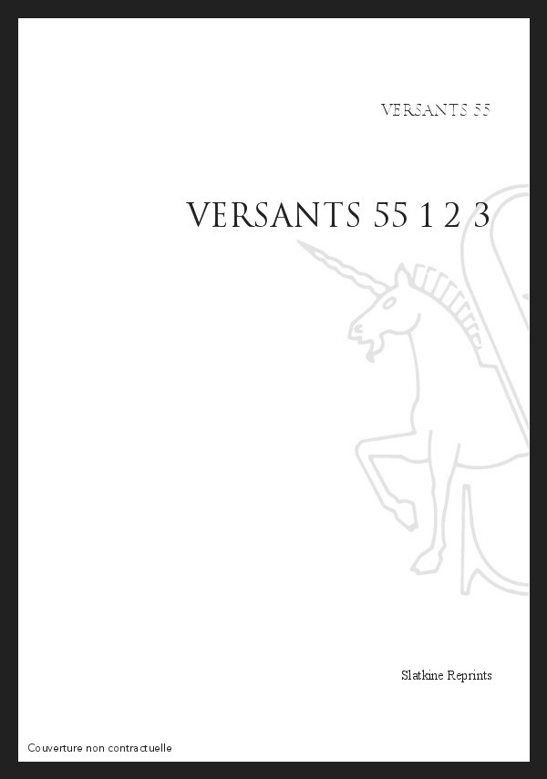 VERSANTS 55 1 2 3