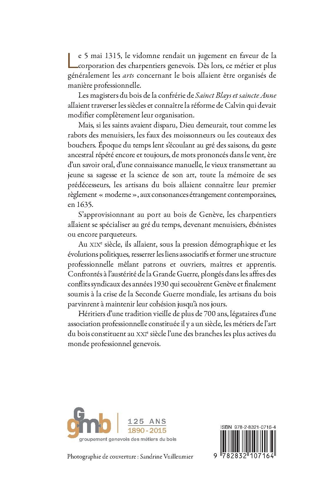 LES MÉTIERS DU BOIS À GENÈVE