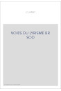 VOIES DU LYRISME BR SOD