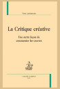 LA CRITIQUE CRÉATIVE