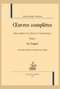 OEUVRES COMPLÈTES. TOME 1. DE L'ESPRIT