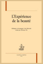 L'EXPÉRIENCE DE LA BEAUTÉ