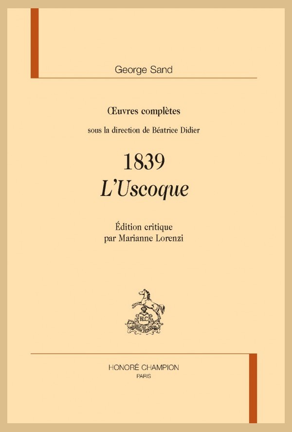 OEUVRES COMPLÈTES. 1839. L'USCOQUE