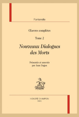 OEUVRES COMPLÈTES . TOME 2. NOUVEAUX DIALOGUES DES MORTS