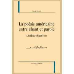 POÉSIE AMÉRICAINE ENTRE CHANT ET PAROLE