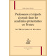 PROFESSEURS ET RÉGENTS ÉCOSSAIS DANS LES ACADÉMIES PROTESTANTES EN FRANCE