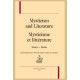 MYSTICISM AND LITERATURE / MYSTICISME ET LITTÉRATURE
