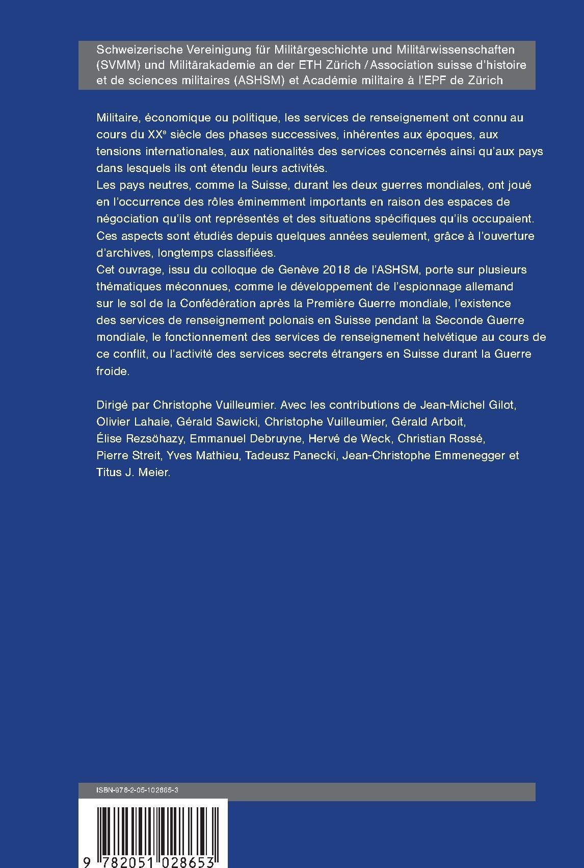 LE RENSEIGNEMENT DANS LES PAYS NEUTRES