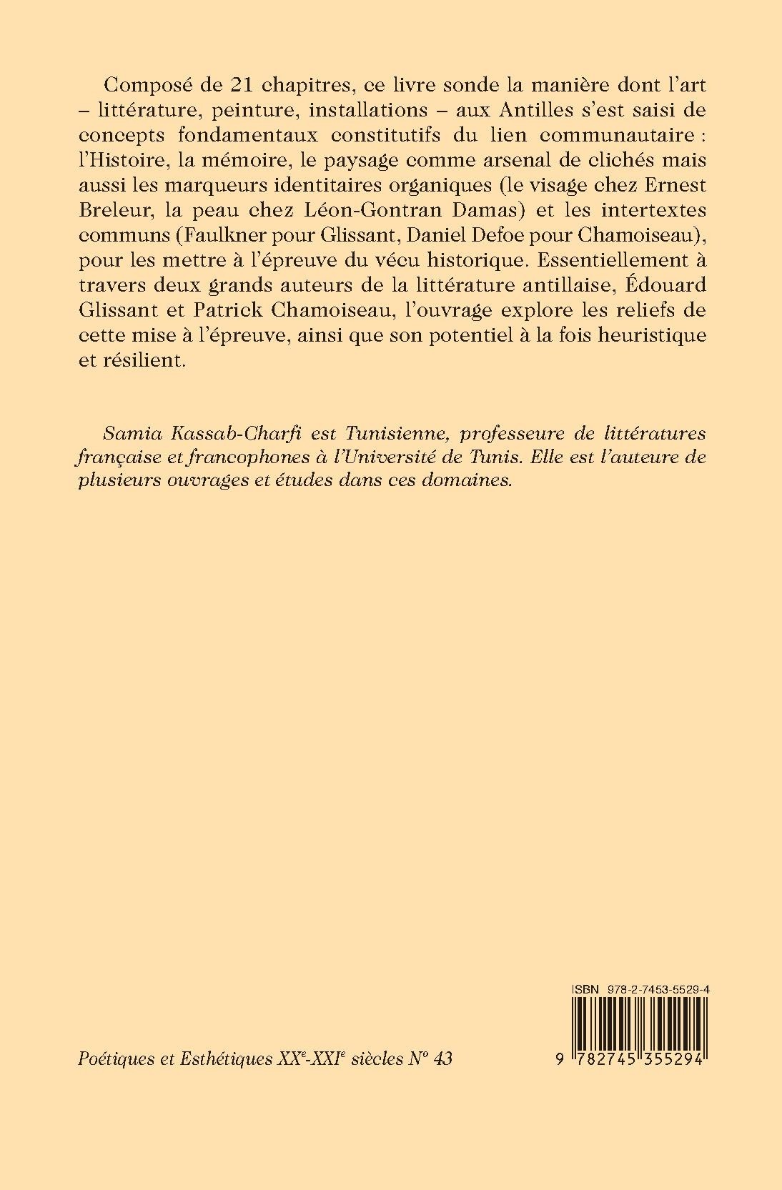 ART ET INVENTION DE SOI AUX ANTILLES