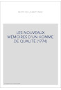 LES NOUVEAUX MÉMOIRES D'UN HOMME DE QUALITÉ (1774)