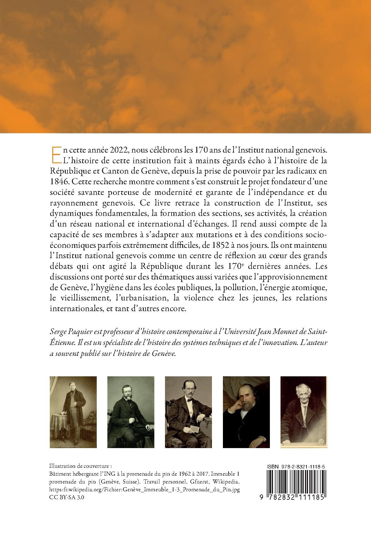 UNE HISTOIRE DE L'INSTITUT NATIONAL GENEVOIS