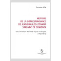 HISTOIRE DE LA CORRESPONDANCE DE JEAN-CHARLES-LÉONARD SIMONDE DE SISMONDI
