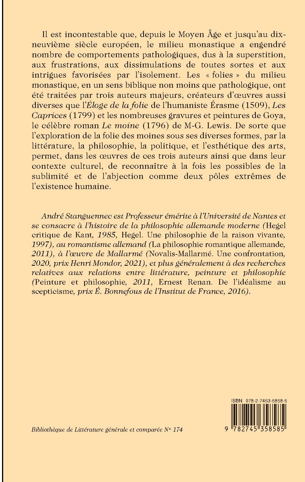 ERASME, GOYA, LEWIS  : FOLIES DE MOINES