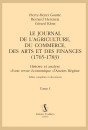 LE JOURNAL DE L'AGRICULTURE, DU COMMERCE, DES ARTS ET DES FINANCES (1765-1783)