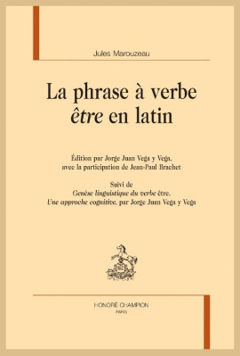 LA PHRASE À VERBE "ÊTRE" EN LATIN