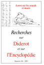RECHERCHES SUR DIDEROT ET SUR L'ENCYCLOPÉDIE 46 - 2011