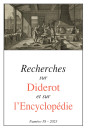 RECHERCHES SUR DIDEROT ET SUR L'ENCYCLOPÉDIE 58- 2023